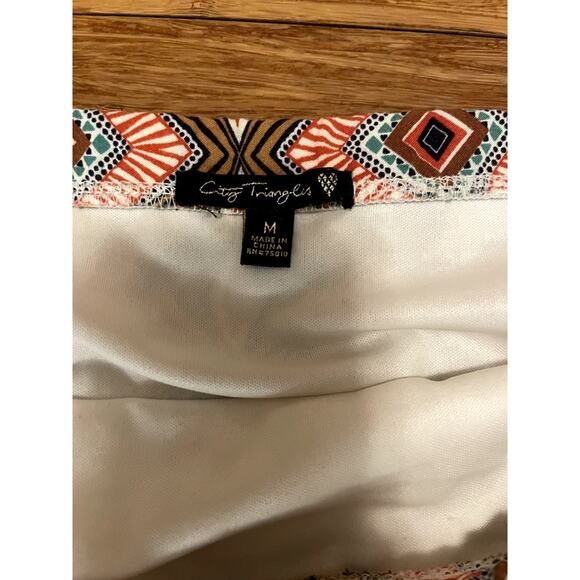 City Triangles Women Strapless Boho Jumpsuit Size: M Multicolor Summer Perfect - Picture 3 of 3